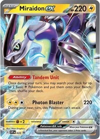 Miraidon ex - 028 Scarlet & Violet Promo Cards